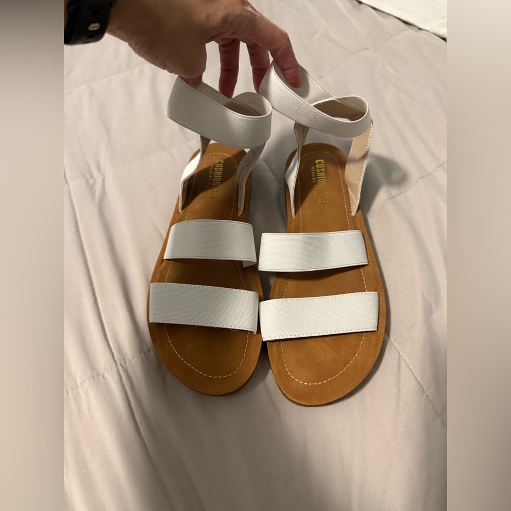 Chic White Sandals by Indego